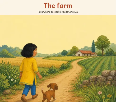 Cover of The farm, decodable reader step 20